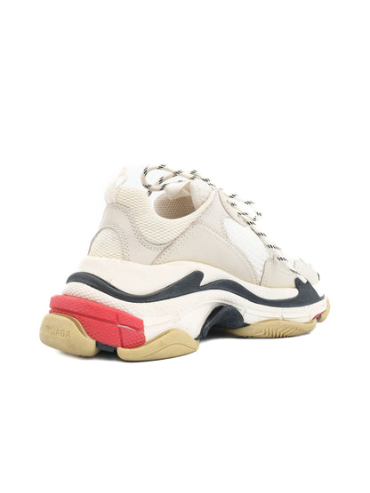 Excellent Balenciaga Triple S Sneakers Gray Textile Size 39 Women