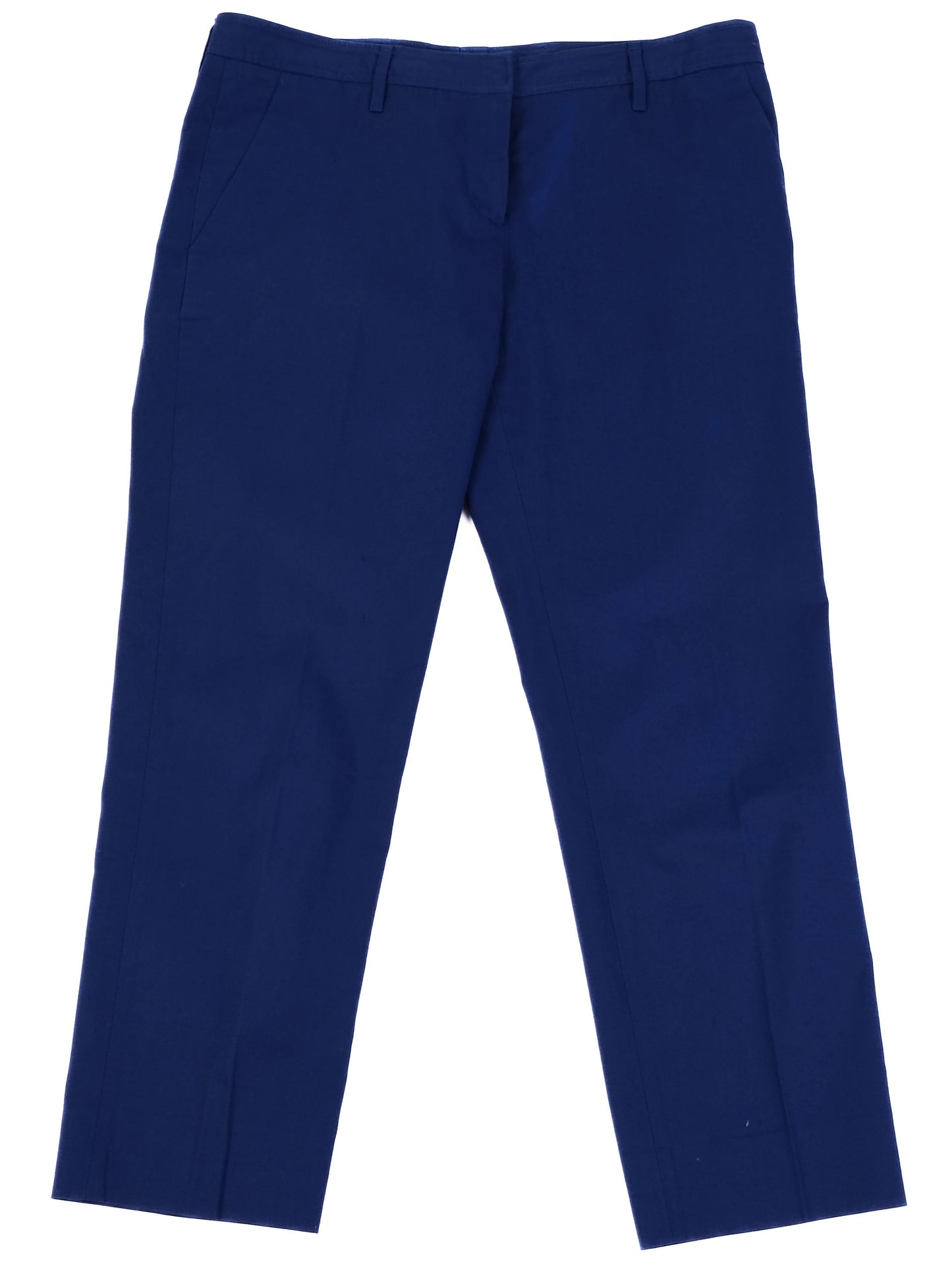 excellent miu miu blue elastane pants size l
