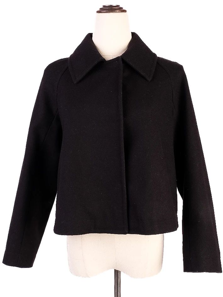 max mara shine! black wool jacket women's perfect condition