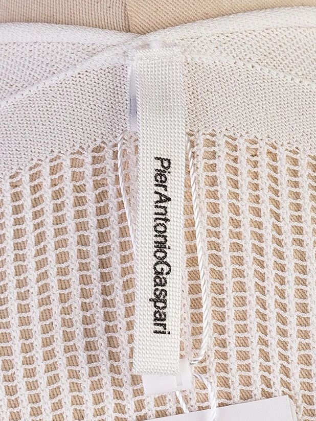 excellent pierantonio gaspari white open cardigan size m viscose