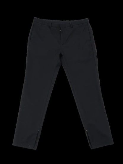 Excellent Diesel Black Wool Blend Pants Size L Made in Tunisia