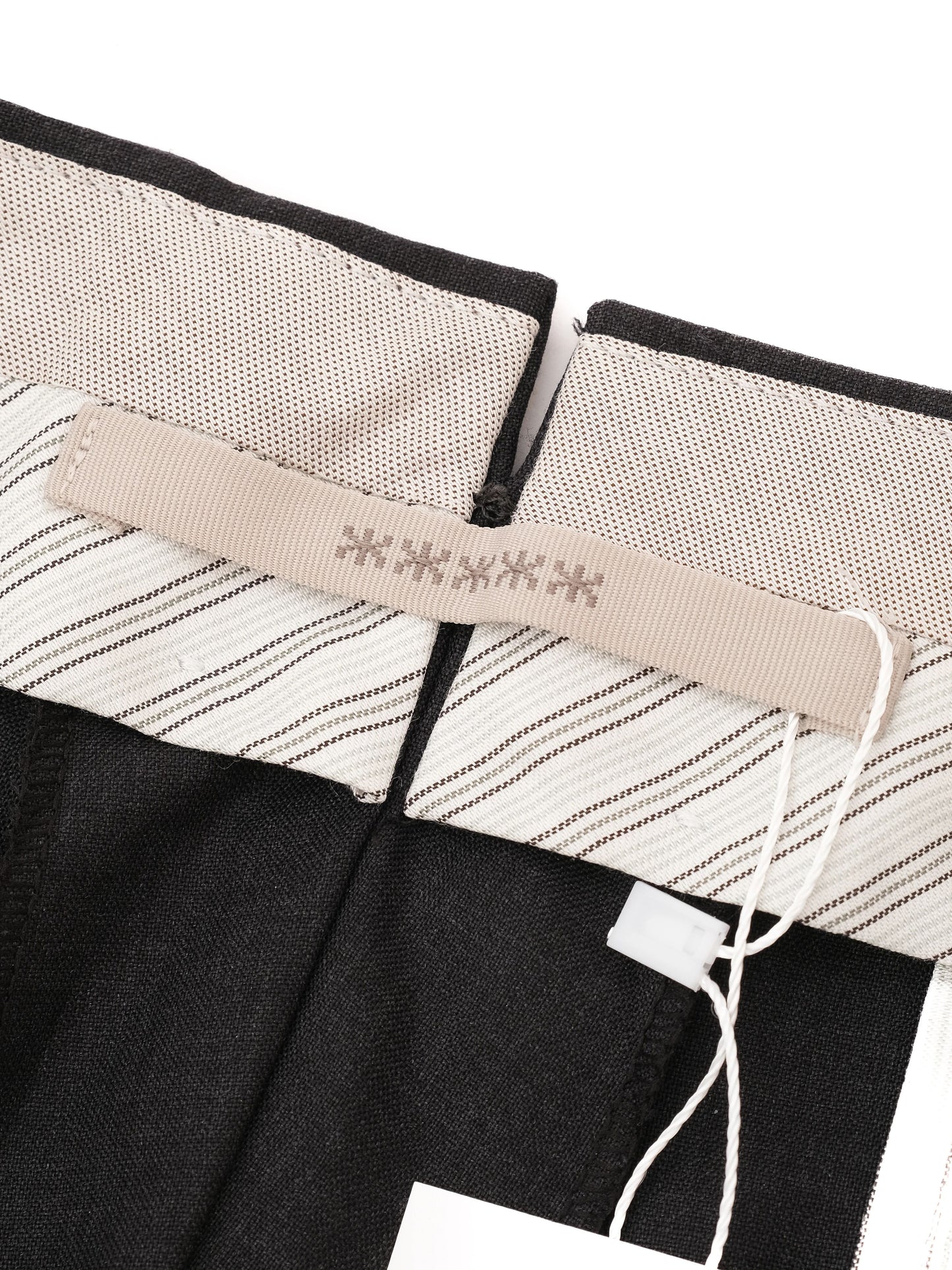 excellent ermenegildo zegna gray wool trousers size m