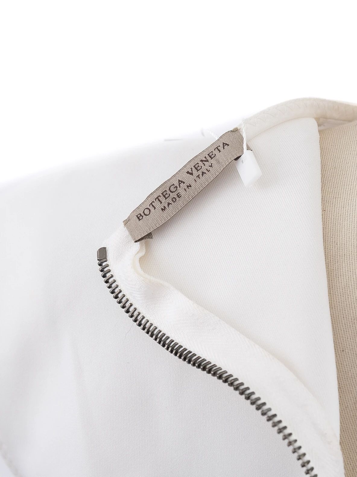 excellent bottega veneta white sleeveless dress cotton size n/a