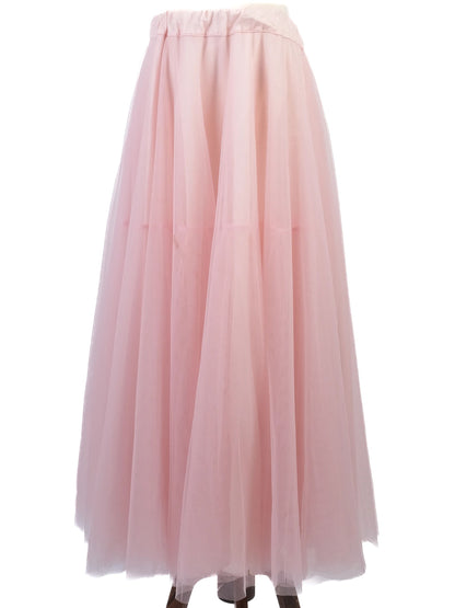 Excellent P.A.R.O.S.H. Pink Tulle Skirt Size S | Layered Design