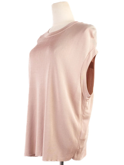 Excellent Cos Pink Viscose Sleeveless Top Size M Women