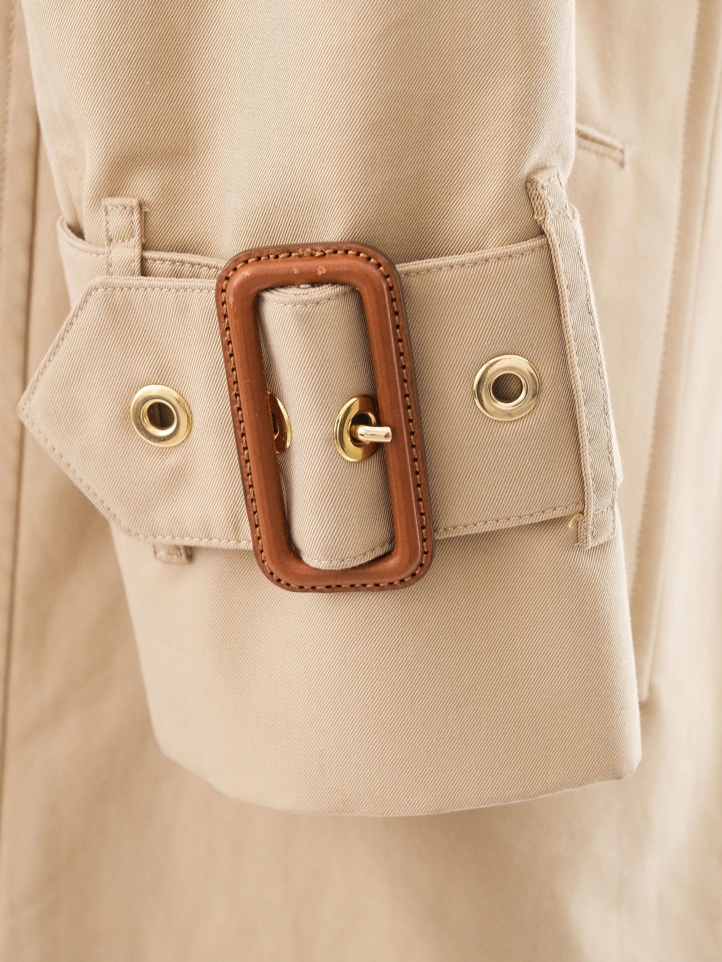 burberry orange cotton women's trench coat - perfect condition