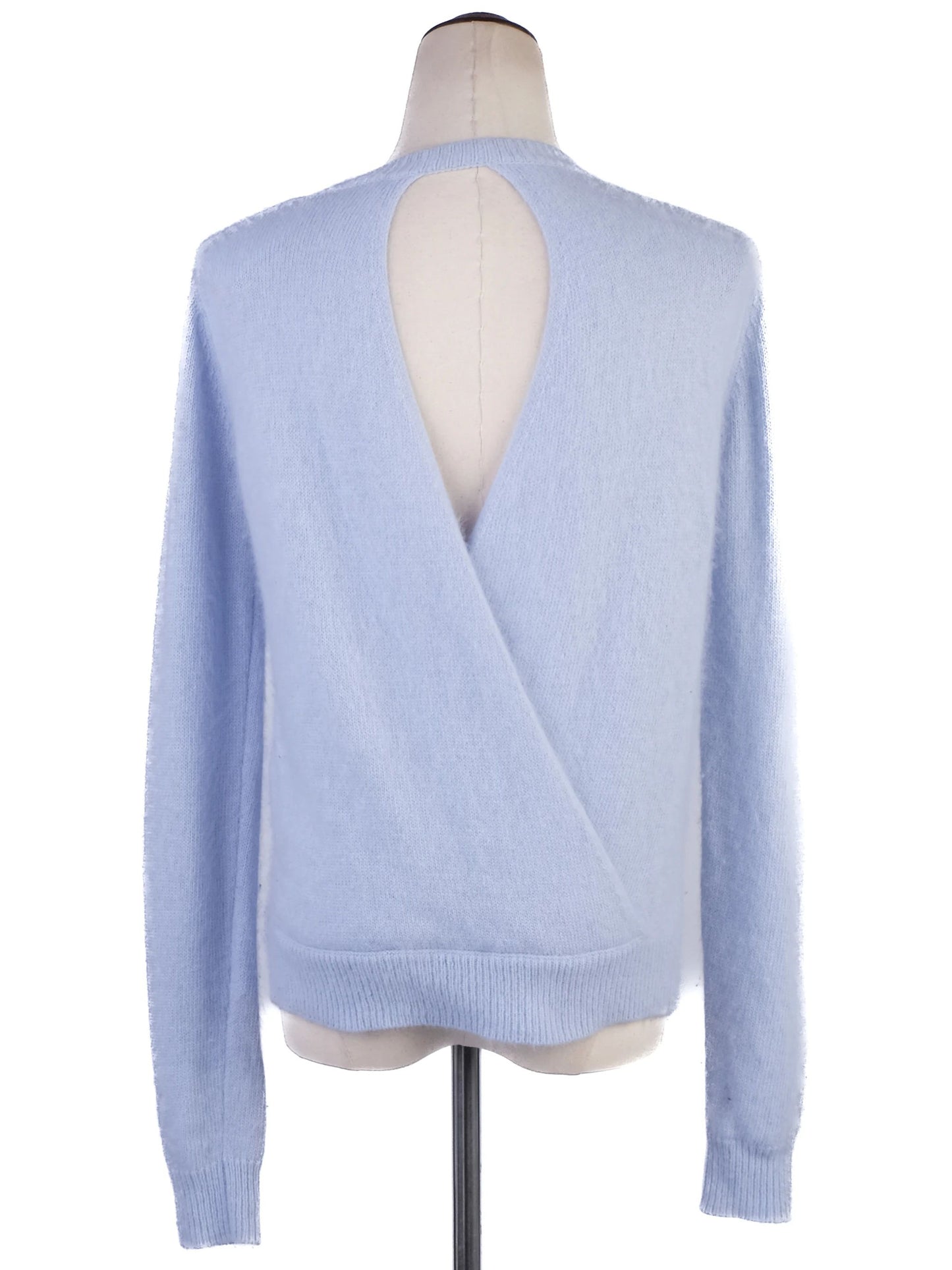maje excellent light blue sweater xs nylon unique design