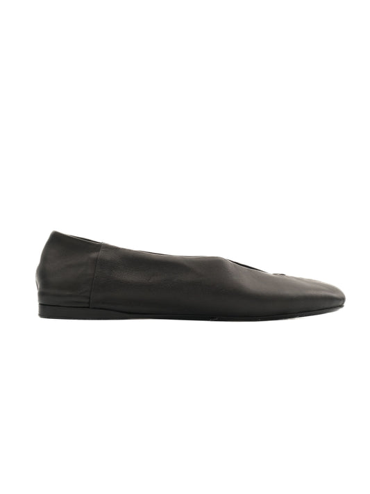 Max Mara Black Leather Shoes Size 37 Excellent Condition