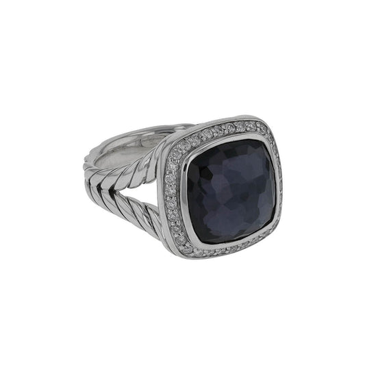 David Yurman Albion diamonds and silver ring