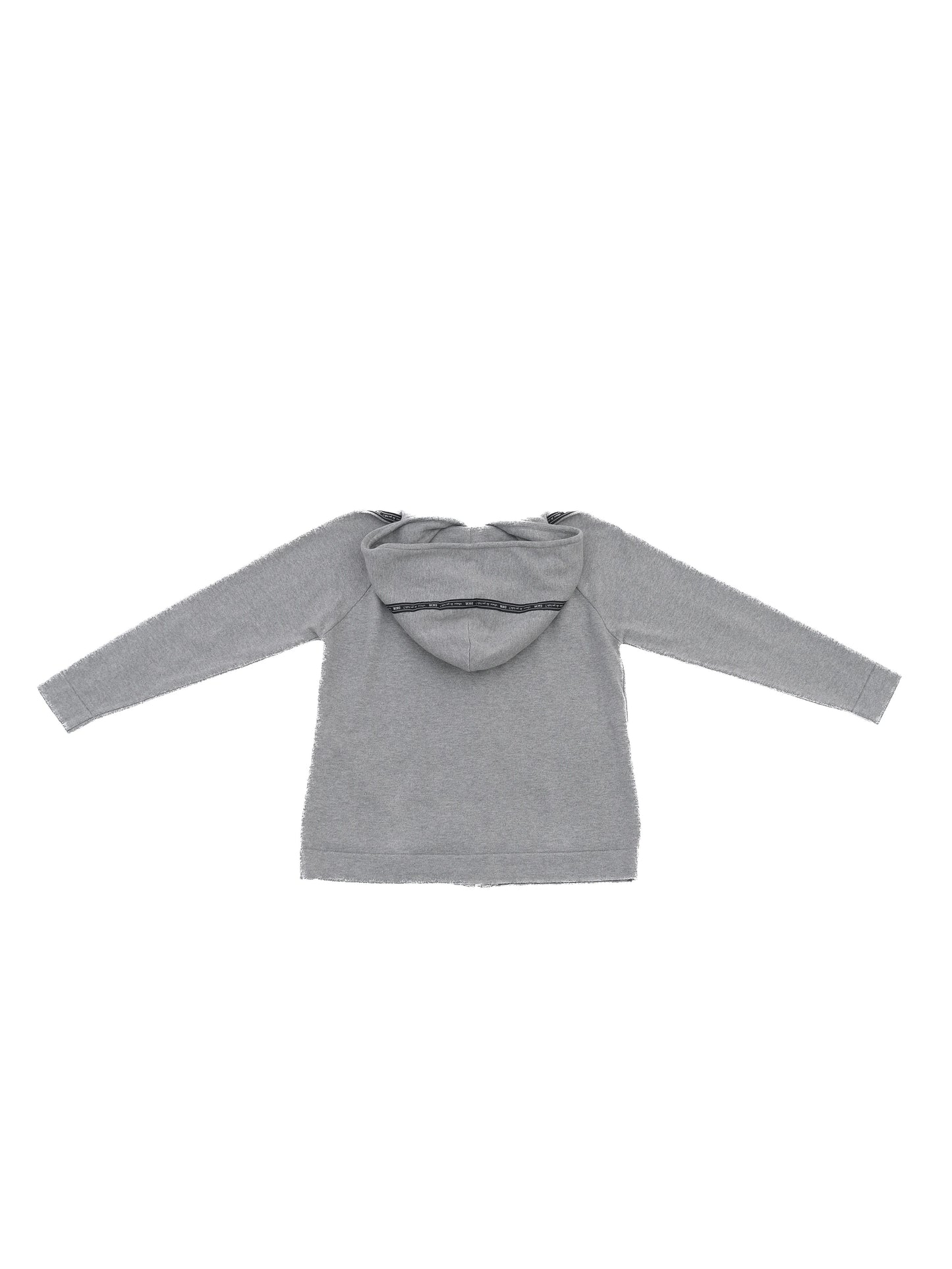excellent dior gray zip-up hoodie for kids size 12