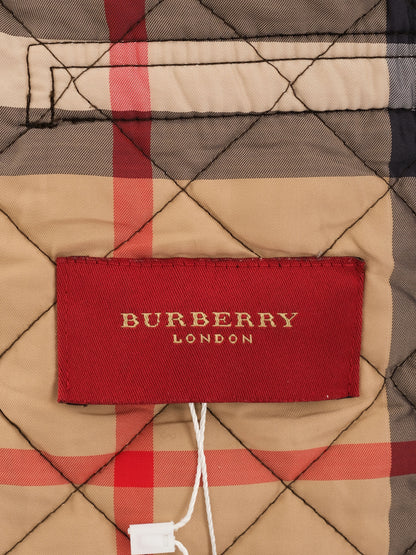 Excellent Burberry Green Nylon Quilted Jacket Size M