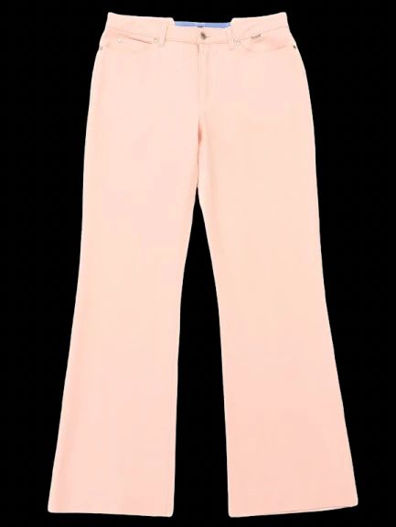 excellent escada sport pink elastane women's pants size m
