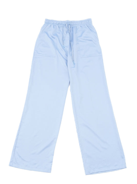 NEW Marella Light Blue Pants Size L with Drawstring and Pockets