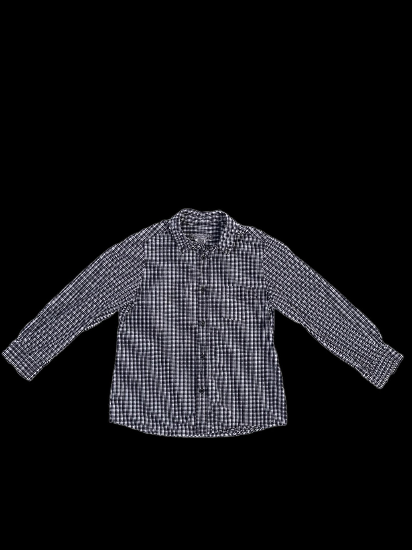 excellent bonpoint checkered long sleeve shirt size 4 for kids