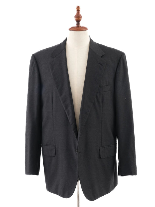 Excellent BRIONI Gray Wool Suit Jacket Size XL for Men