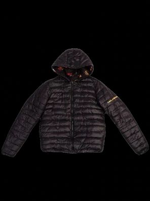 Excellent Bikkembergs Black Puffer Jacket Size 15 for Kids