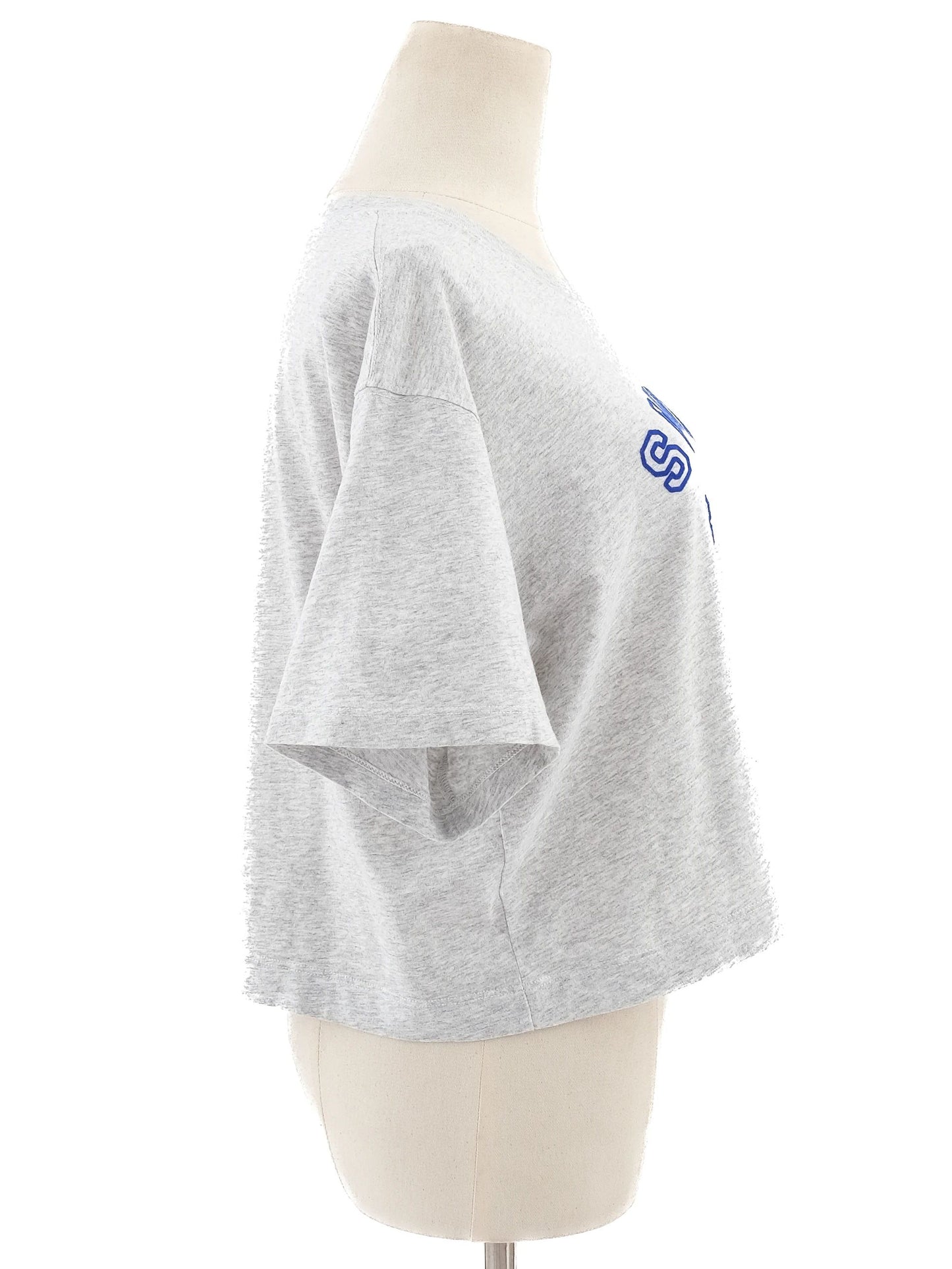 excellent sandro gray t-shirt women's size casual cotton sandro club