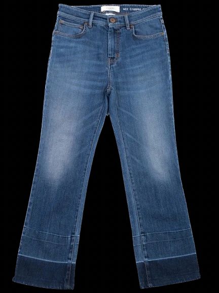 weekend maxmara blue cotton jeans size s excellent condition