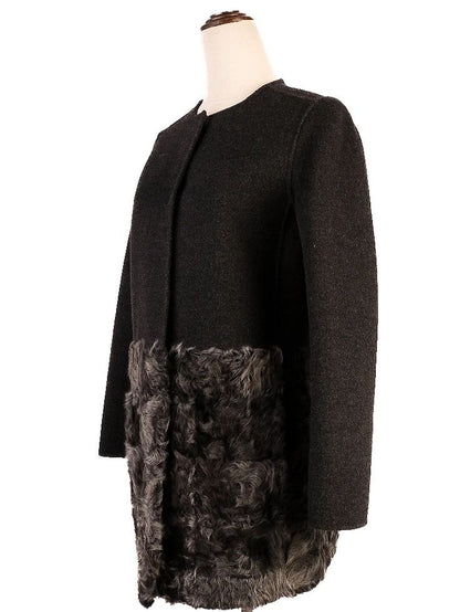 Weekend MaxMara Black Wool Coat XS Excellent Condition