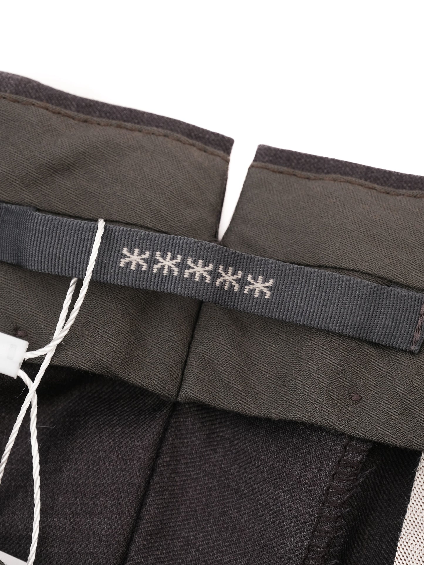 perfect ermenegildo zegna gray wool formal pants size m