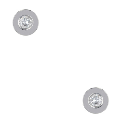 Diamonds and gold earrings