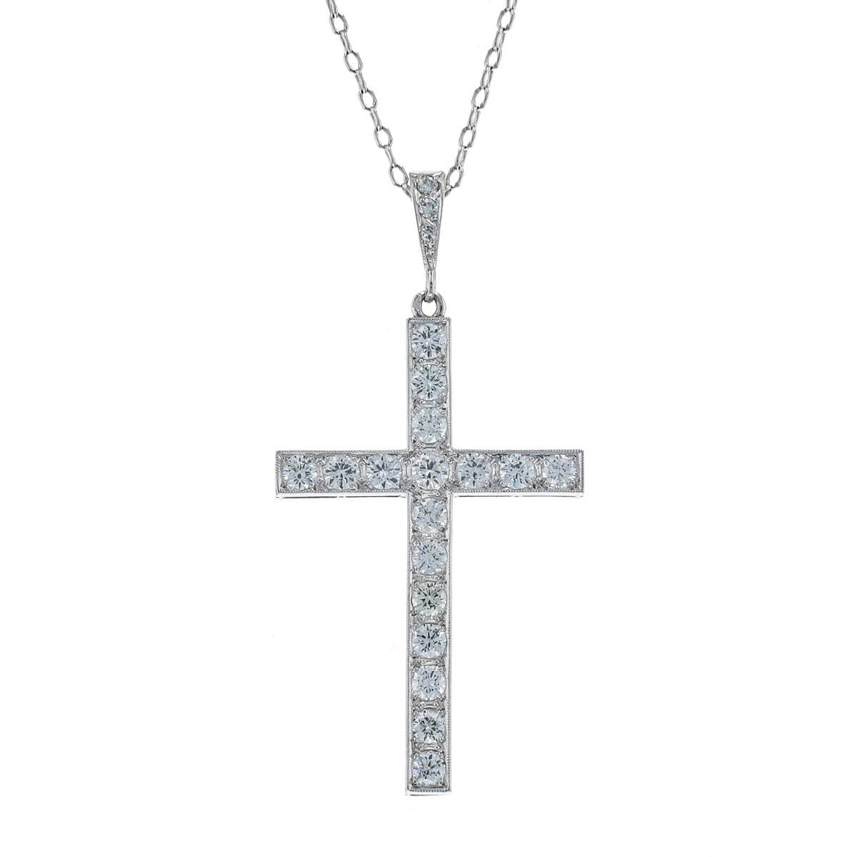 diamonds and gold pendant
