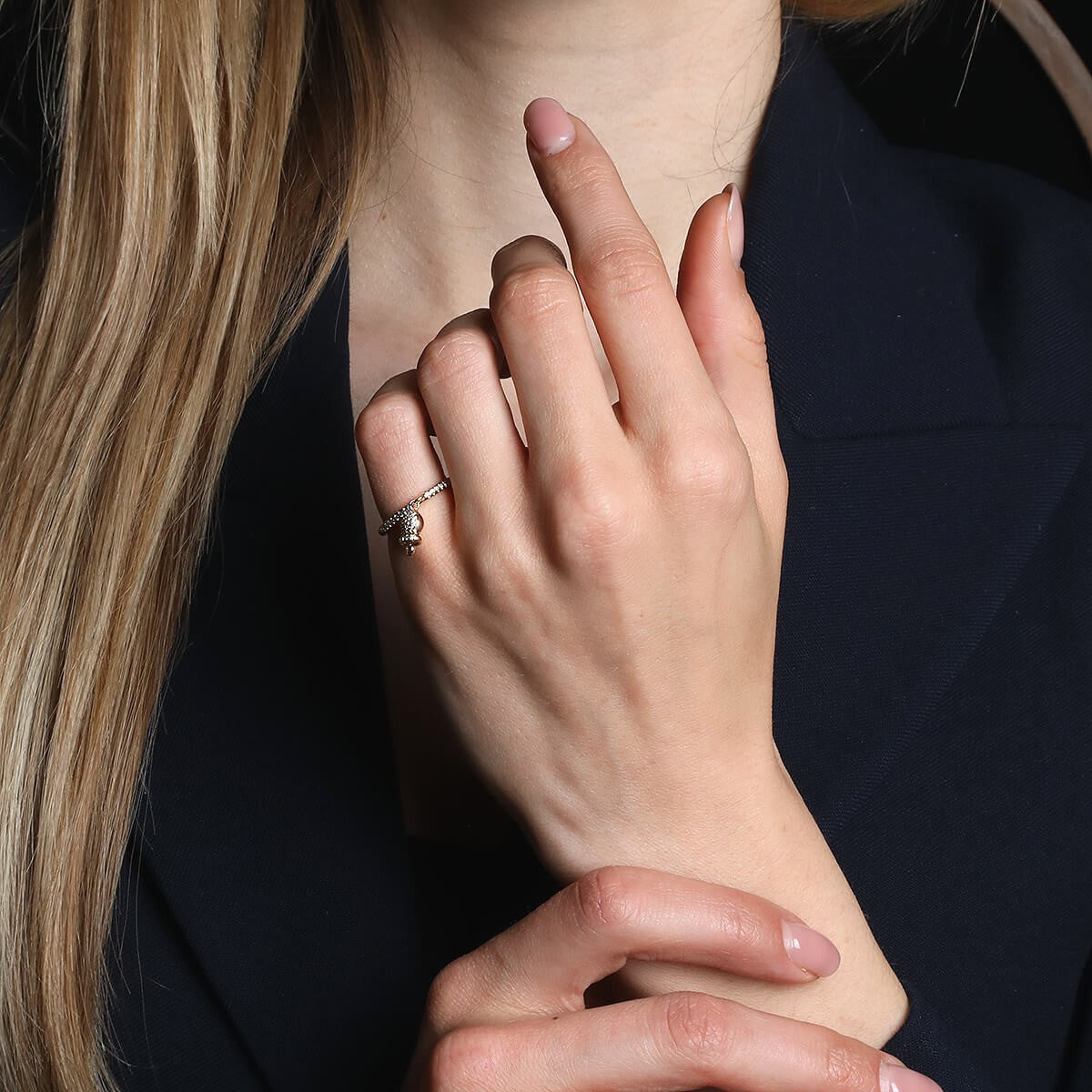 diamonds and gold ring