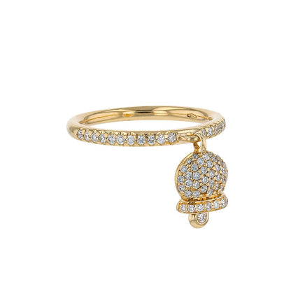 Diamonds and gold ring