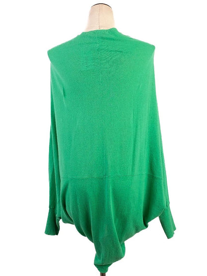 Excellent Paul&Joe Green Cotton Oversized Cardigan Size M