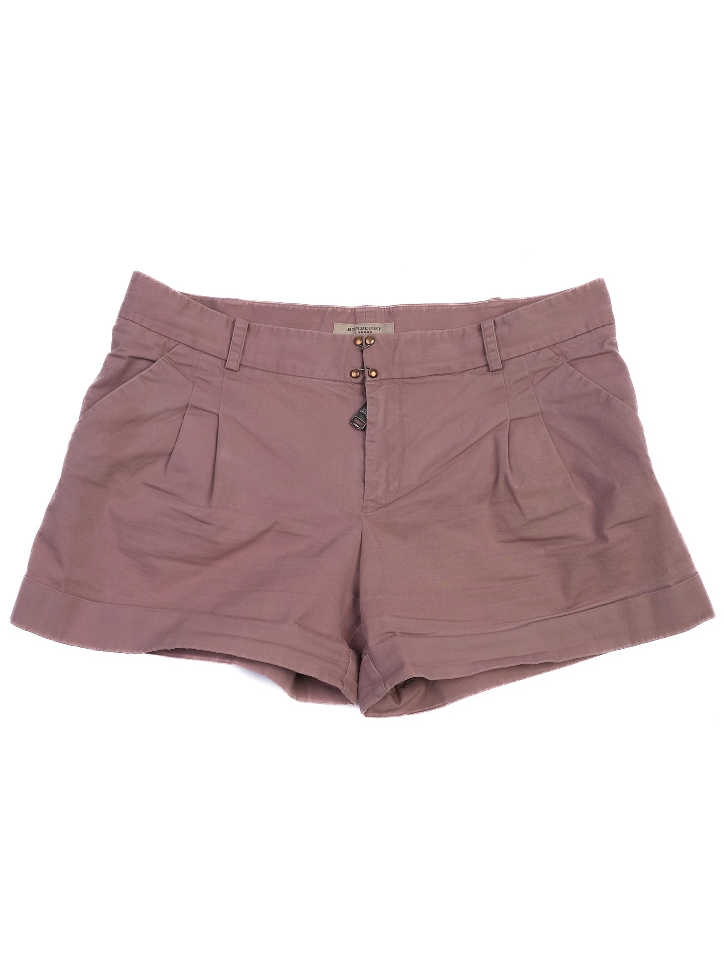 burberry pink womenõs shorts size s excellent condition