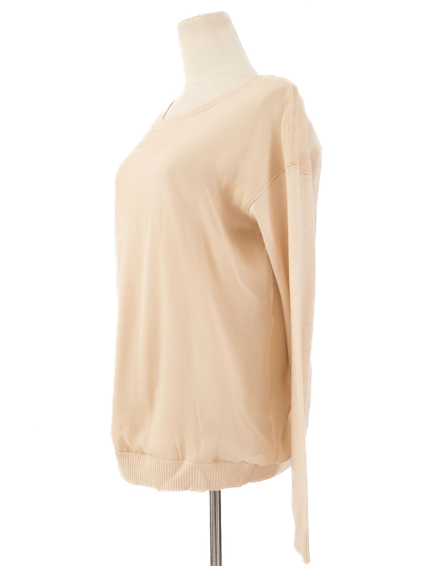excellent vince orange wool sweater size m for women