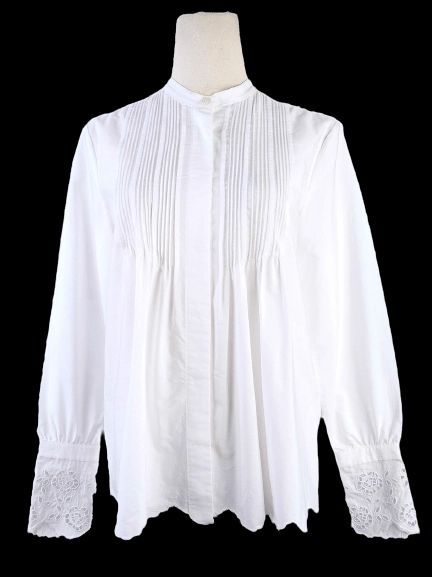 weekend maxmara white cotton blouse xs excellent condition