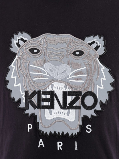Excellent Kenzo Black Graphic Tiger T-Shirt Size S Men