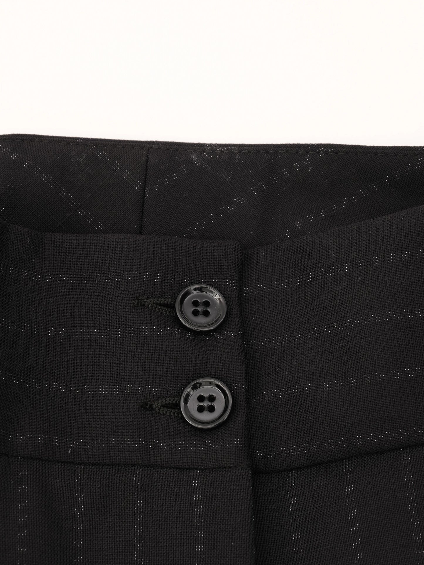 excellent dolce gabbana black pinstripe suit size l women viscose
