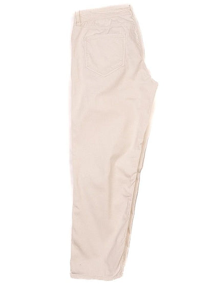 Prada WomenÕs White Cotton Pants Size M Excellent Condition