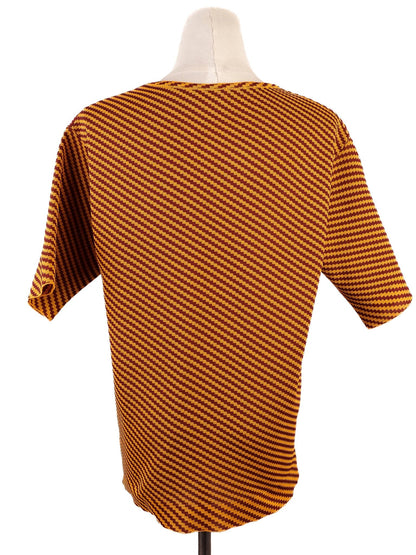 EXCELLENT Dries Van Noten Women's Short-Sleeved Shirt Size S Orange