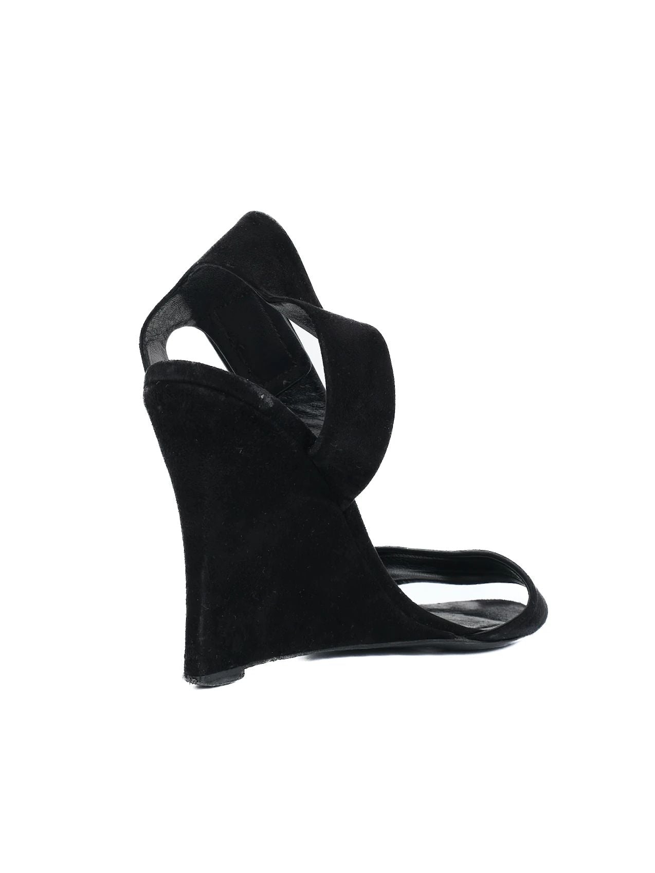 excellent celine black suede womenõs shoes size 37
