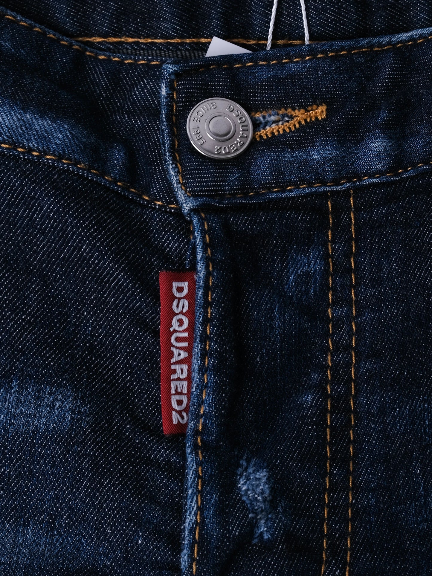 excellent dsquared2 distressed blue jeans size xs women