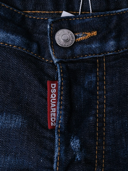 Excellent DSQUARED2 Distressed Blue Jeans Size XS Women