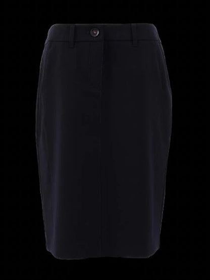 Excellent Marella Blue Pencil Skirt Size L Polyester with Pockets
