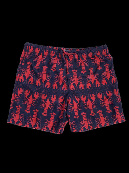 Excellent Dolce Gabbana Kids Swim Shorts Size 10 Red Lobster Print