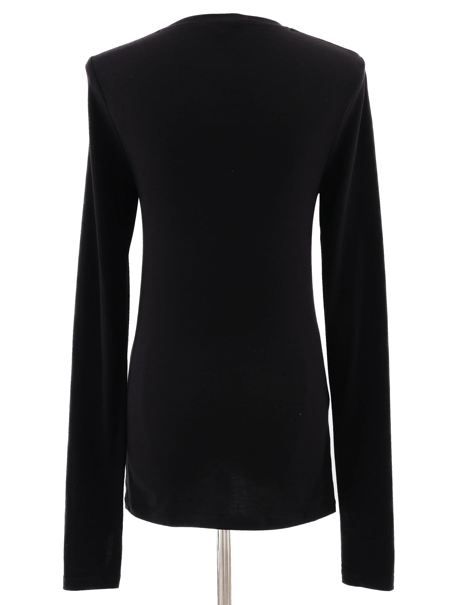 excellent cos black long sleeve shirt size xs elastane women