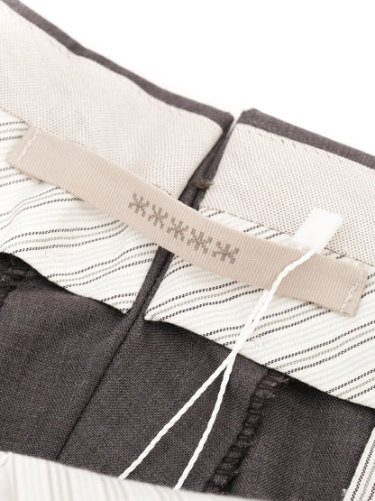 Excellent Ermenegildo Zegna Gray Wool Dress Trousers Size M