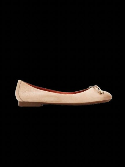 Excellent Santoni Pink Leather Ballet Flats Size 36.5
