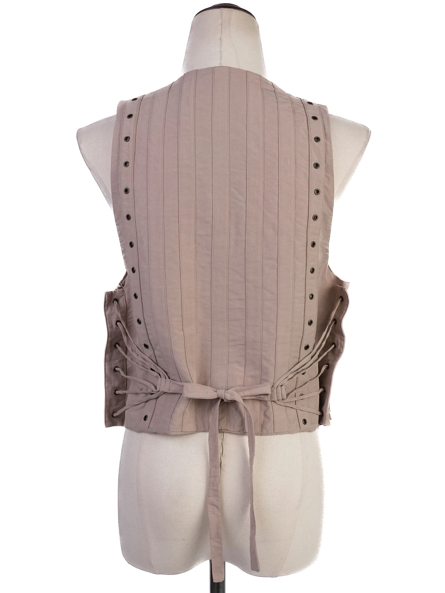 excellent stella mccartney gray sleeveless vest size m