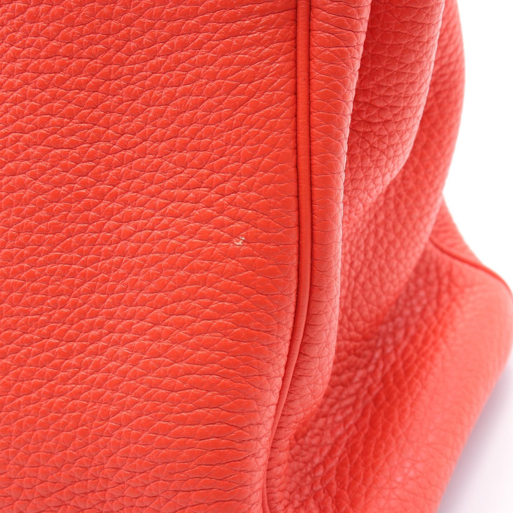 Hermes Kelly 35 Handbag Capucine Brown Togo Leather