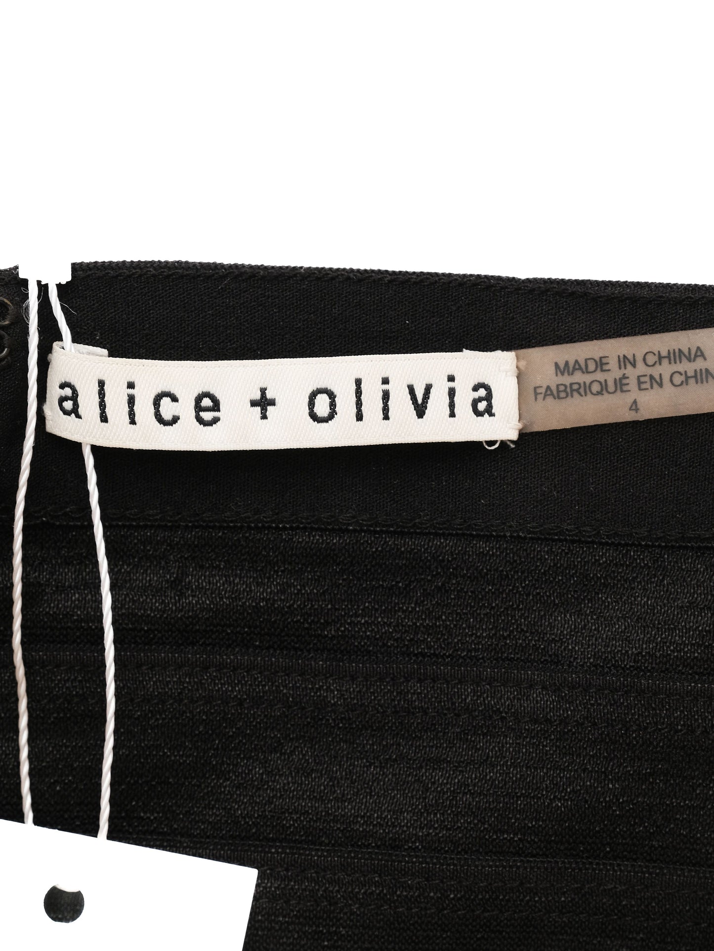 excellent alice+olivia strapless jumpsuit black embellished size s