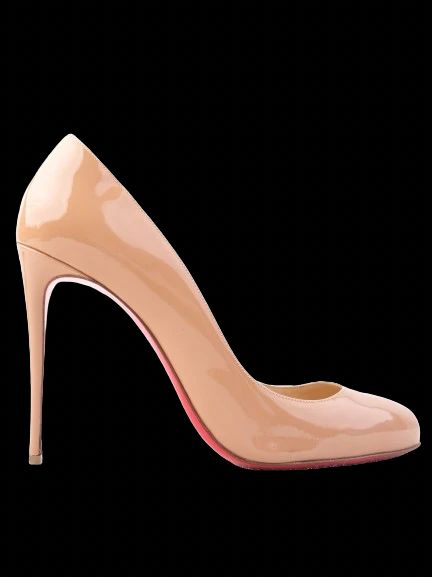 average christian louboutin pink leather high-heeled shoes size 38