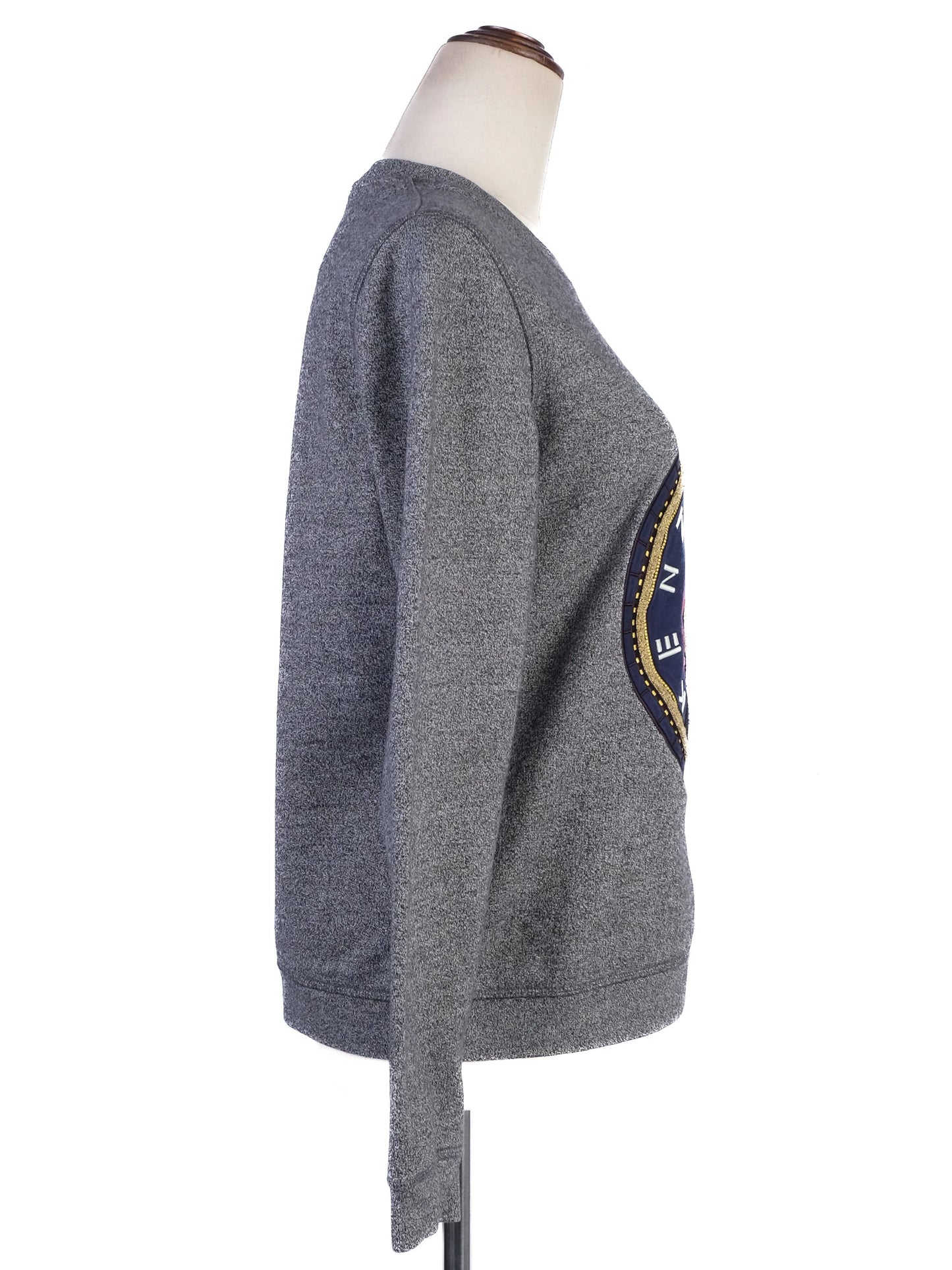 excellent kenzo paris gray cotton sweatshirt size m women's