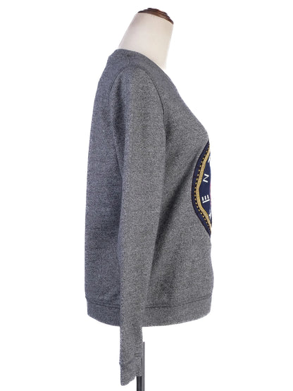 Excellent Kenzo Paris Gray Cotton Sweatshirt Size M Women's